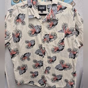 Men's Tropical Print Shirt